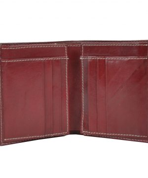 Moderná kožená dokladovka č.8194 v červenej farbe (1)