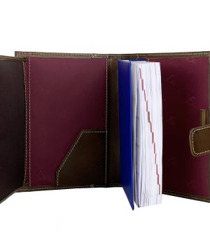 Luxusný kožený pracovný diár v hnedej farbe (limitovaná edícia) – Obrázok 3
