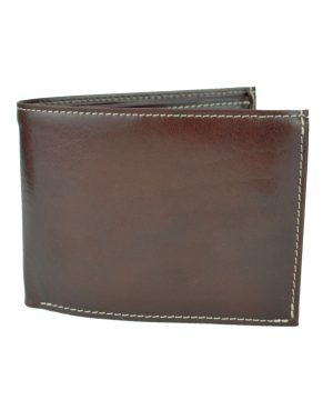 Alternative view of Elegantná peňaženka z pravej kože č.8552 v tmavo hnedej farbe
