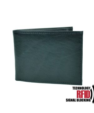 Alternative view of Kožená RFID peňaženka vybavená blokáciou RFID / NFC, čierna farba č.8552