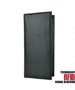 Alternative view of Kožená RFID peňaženka vybavená blokáciou RFID / NFC, čierna farba č.8653