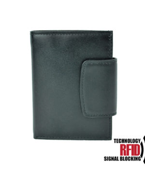 Alternative view of Kožená RFID peňaženka vybavená blokáciou RFID / NFC, čierna farba č.8211