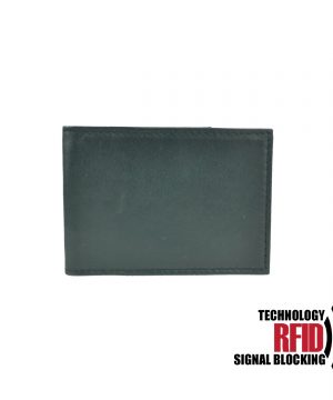 Alternative view of Kožené RFID púzdro vybavené blokáciou RFID / NFC v čiernej farbe
