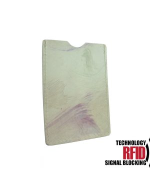 Alternative view of Kožené RFID púzdro vybavené blokáciou RFID / NFC, svetlo maľované