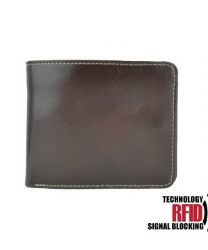 Kožená RFID peňaženka vybavená blokáciou RFID / NFC, hnedá farba č.7992 – Obrázok 6