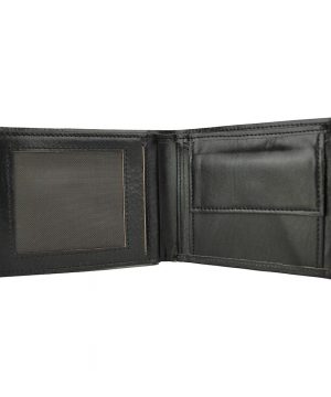 Elegantná peňaženka z pravej kože č.8407 v čiernej farbe – Obrázok 5