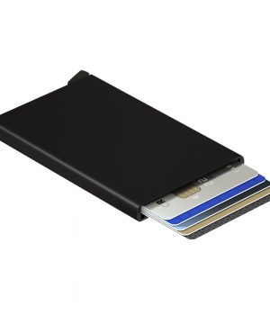 Alternative view of Inteligentné RFID púzdro na karty s patentovaným mechanizmom v čiernej farbe