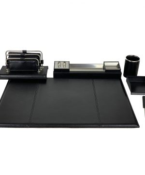 Stolový kancelársky set v čiernej farbe - Kompletný set – Obrázok 4