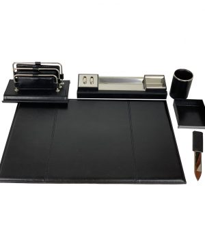 Stolový kancelársky set v čiernej farbe - Kompletný set,