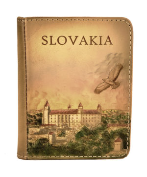 Ručne vytvarovaný, vyrezávaný a reliéfny kožený zápisník – Slovensko, Bratislavský hrad – Obrázok 6