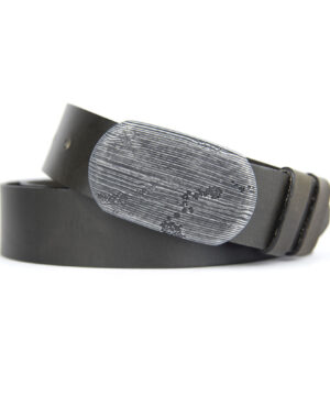 Kožený opasok BLACK WOOD, Ručná výroba na Slovensku – Obrázok 5