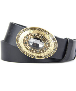 Kožený opasok BROOCH, Ručná výroba na Slovensku