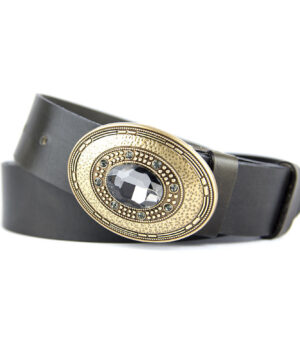 Kožený opasok BROOCH, Ručná výroba na Slovensku – Obrázok 6