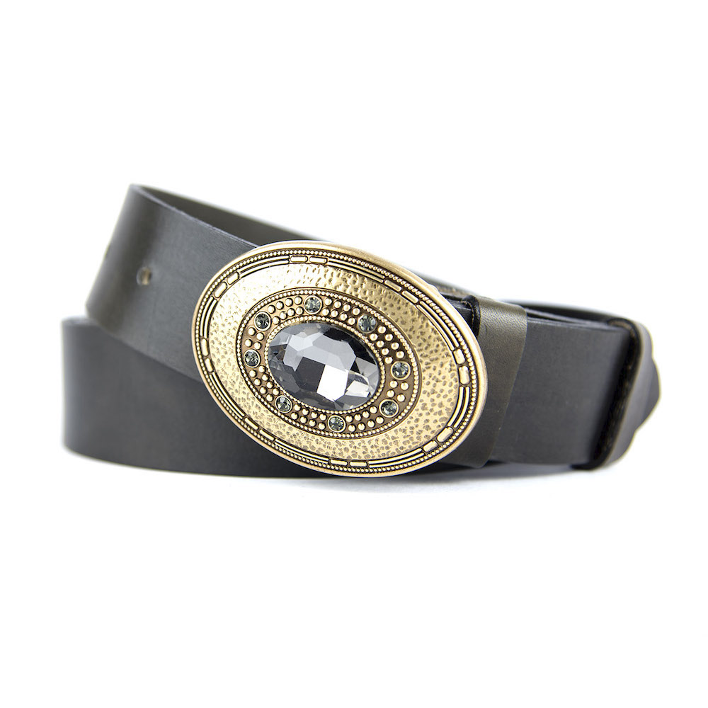 Kožený opasok BROOCH, Ručná výroba na Slovensku – Obrázok 6