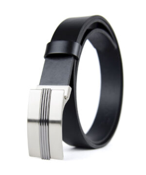 Kožený opasok BOX, šírka 3.3cm, Ručná výroba na Slovensku