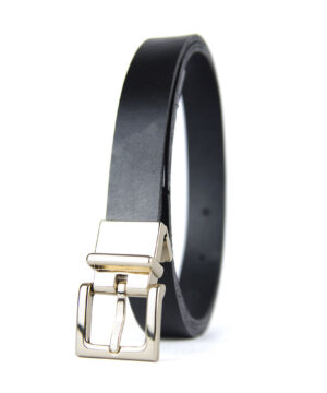 Dámsky kožený opasok ELEGANT GOLD, šírka 2.5cm, Ručná výroba na Slovensku