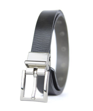 Dámsky kožený opasok GENTLE SILVER, šírka 2.5cm, Ručná výroba na Slovensku – Obrázok 4