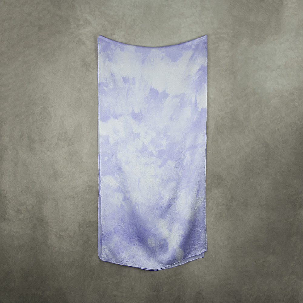 Hodvábny šál LIMITED_11, Ručná výroba na Slovensku, 175 x 45cm – Obrázok 2