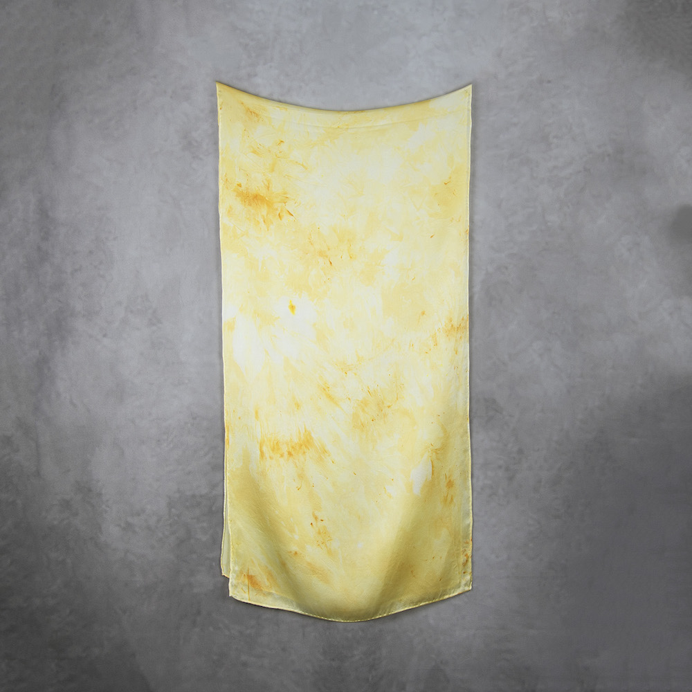 Hodvábny šál LIMITED_30, Ručná výroba na Slovensku, 175 x 45cm – Obrázok 2