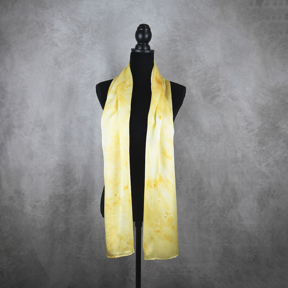 Hodvábny šál LIMITED_30, Ručná výroba na Slovensku, 175 x 45cm – Obrázok 3