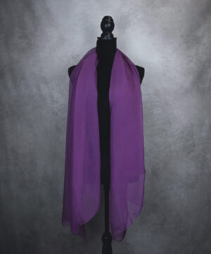 Hodvábny šál PURPUROVÝ 180 x 110cm, Ručná výroba na Slovensku – Obrázok 3