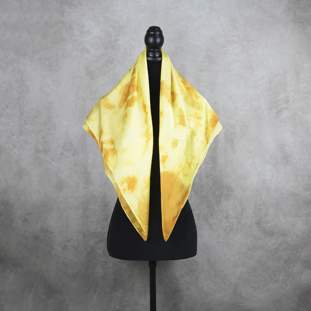Hodvábna šatka LIMITED_040, Ručná výroba na Slovensku, 90 x 90cm – Obrázok 5