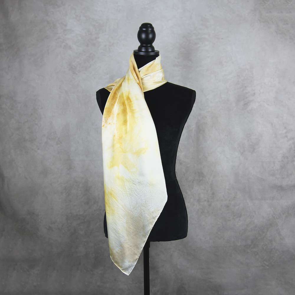 Hodvábna šatka LIMITED_200, Ručná výroba na Slovensku, 90 x 90cm – Obrázok 2