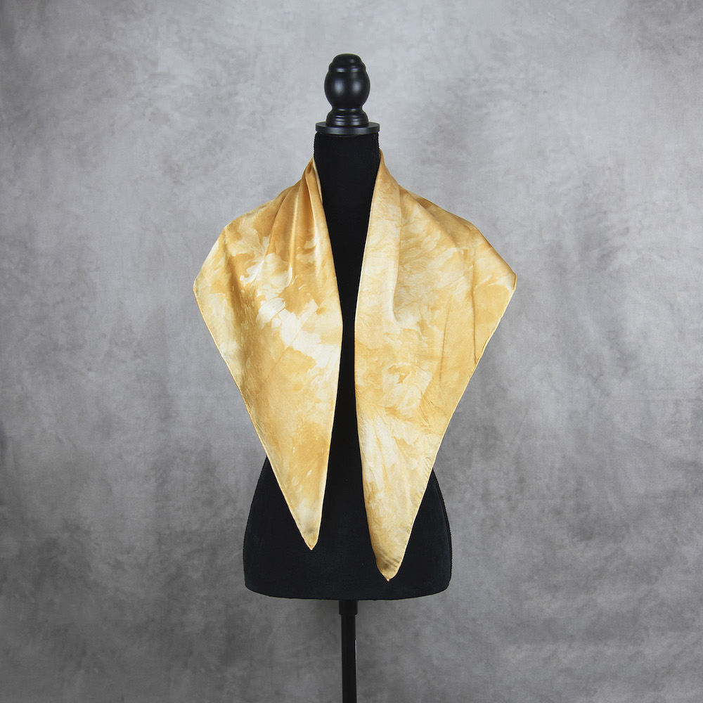 Hodvábna šatka LIMITED_209, Ručná výroba na Slovensku, 90 x 90cm – Obrázok 3