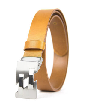 Unisex kožený opasok JOINTS, šírka 3.3cm, Slovenská výroba – Obrázok 5