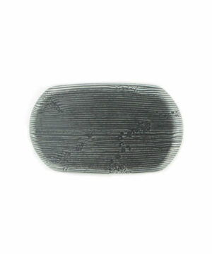 Dizajnová kovová pracka BLACK WOOD, 40mm
