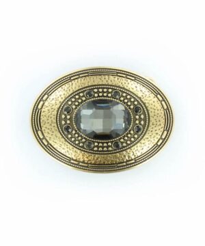 Dizajnová kovová pracka BROOCH, 40mm
