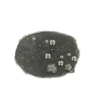 Dizajnová kovová pracka STONES, 40mm