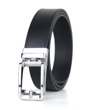 Opasok z pravej kože s automatickou prackou SILVER BELT