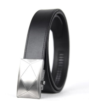 Opasok z pravej kože s automatickou prackou NICKEL POLYGON