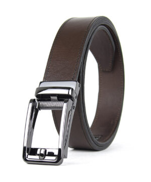 Alternative view of Opasok z pravej kože s automatickou prackou PEARL BELT