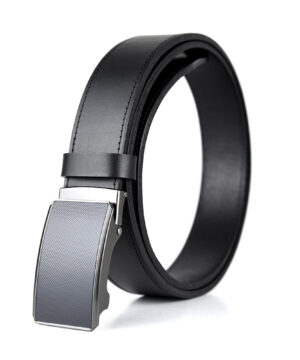 Opasok z pravej kože s brzdovou prackou, šírka 3.5cm - FIBER