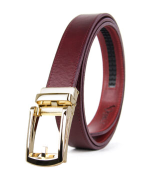Opasok z pravej kože s automatickou prackou GOLD BELT – Obrázok 5