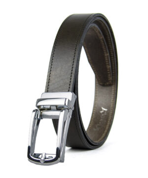 Opasok z pravej kože s automatickou prackou SILVER BELT – Obrázok 6