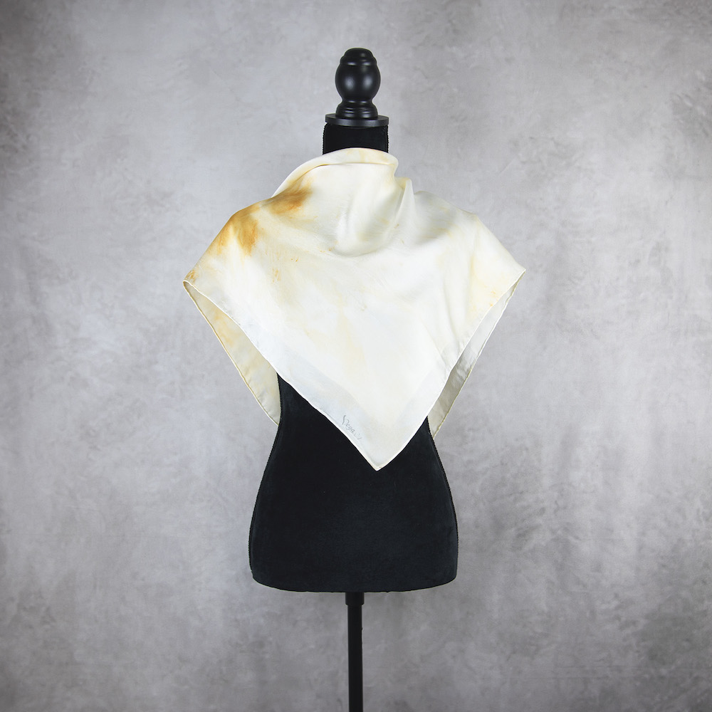 Hodvábna šatka LIMITED_228, Ručná výroba na Slovensku, 90 x 90cm – Obrázok 5