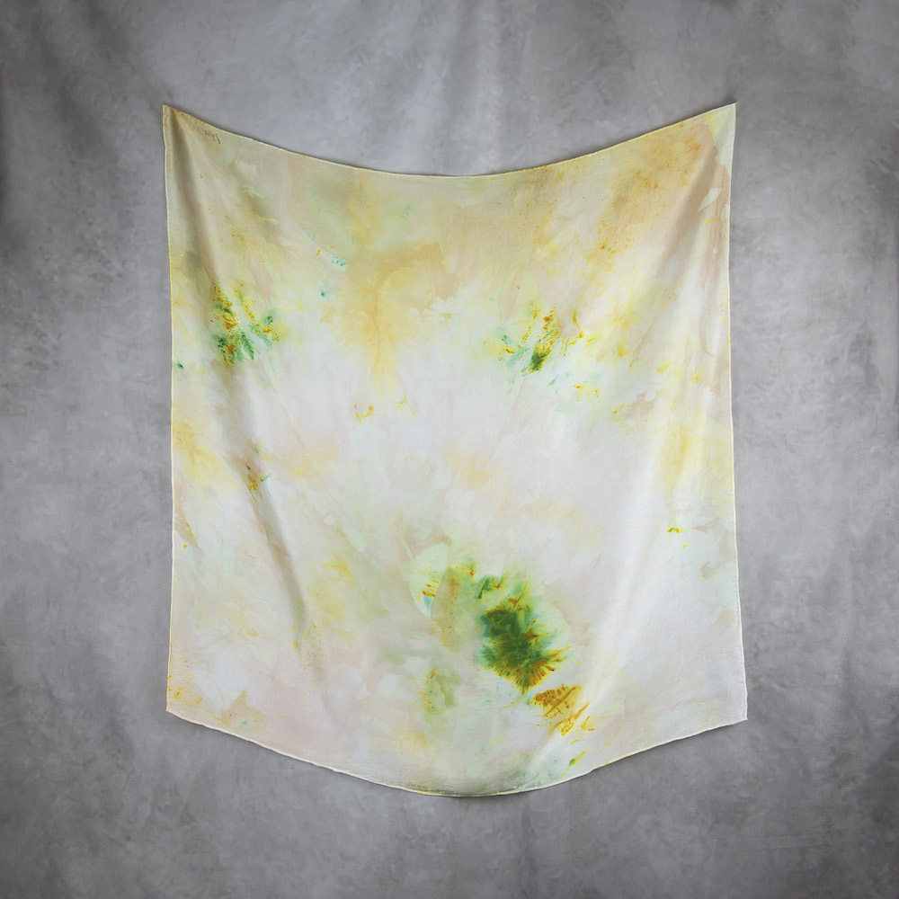 Hodvábna šatka LIMITED_248, Ručná výroba na Slovensku, 90 x 90cm – Obrázok 2