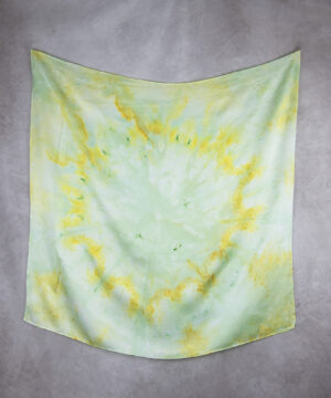 Alternative view of Hodvábna šatka LIMITED_266, Ručná výroba na Slovensku, 90 x 90cm
