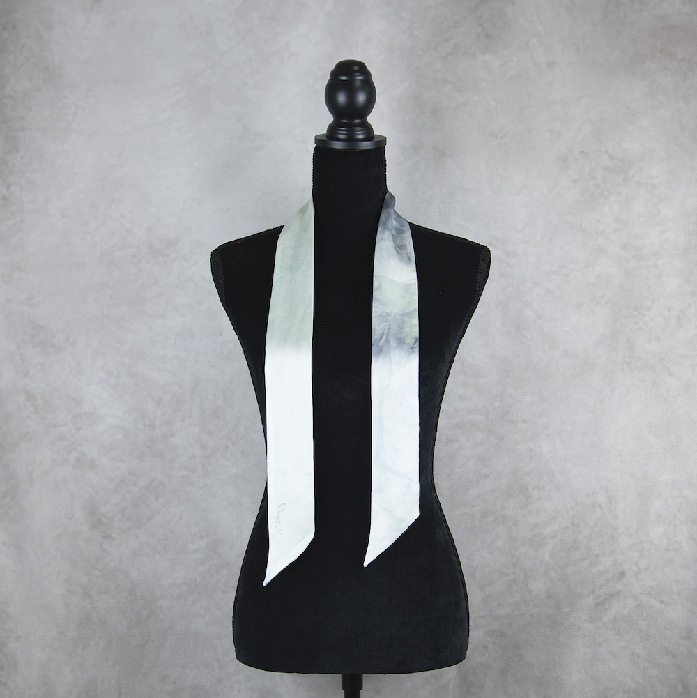 Stuhová hodvábna šatka, LIMITED_012, Ručná výroba na Slovensku