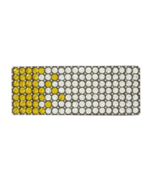 Luxusná kovová pracka SWAROVSKI YELLOW, 20mm