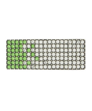 Luxusná kovová pracka SWAROVSKI GREEN, 20mm