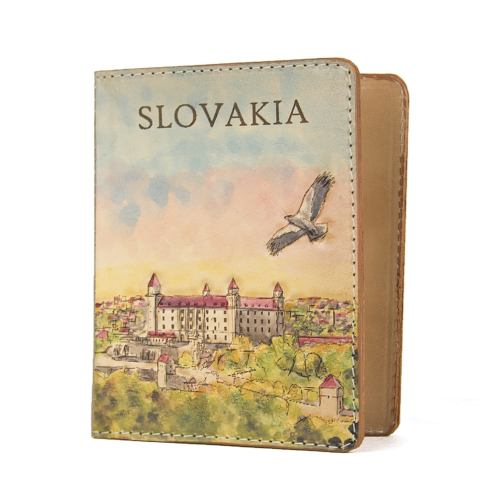 Ručne vyklepávaný, tvarovaný a reliéfny kožený zápisník - Slovensko, Bratislavský Hrad 3 – Obrázok 2