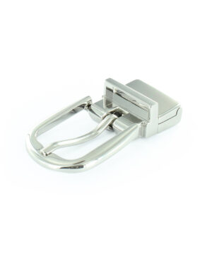 Alternative view of Kovová obojstranná pracka NOBLEHIDE SILVER, 25mm, Silver