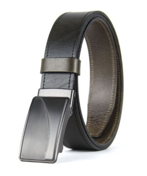 Opasok z pravej kože s brzdovou prackou, šírka 3.5cm - TITAN CURVE – Obrázok 5