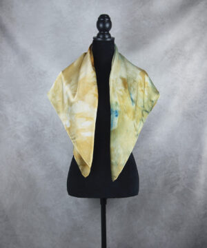 Hodvábna šatka LIMITED_309, Ručná výroba na Slovensku, 90 x 90cm – Obrázok 3
