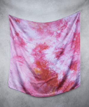 Alternative view of Hodvábna šatka LIMITED_324, Ručná výroba na Slovensku, 90 x 90cm