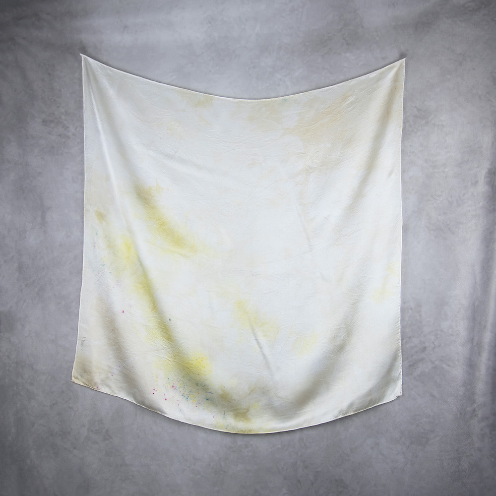 Hodvábna šatka LIMITED_341, Ručná výroba na Slovensku, 90 x 90cm – Obrázok 2